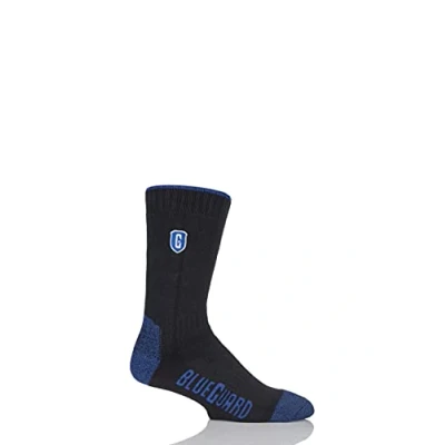 Image of 1 Pair Black Anti Abrasion Durability Socks Men&#039;s 12 14 Mens Blueguard