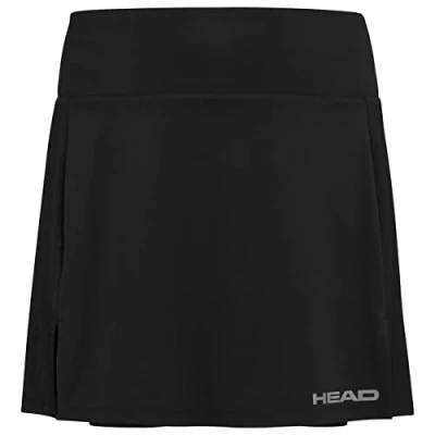 Image of HEAD Women&#039;s Club Basic Long Skort, Black, Small
