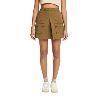 Image of ESPRIT Women&#039;s 024ee1d306 Skirt, 350/Khaki Green, 12