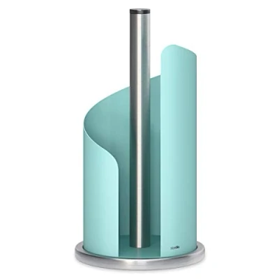 Image of Stardis Kitchen Roll Holder Stainless Steel Matt Coated Diameter 15 cm mint
