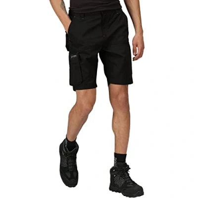 Image of Regatta Professional Mens Heroic Cargo Shorts Black 30