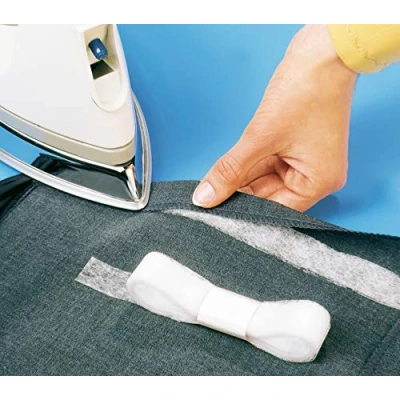 Image of Maximex Iron On Hemming Tape Set of 2 Polyamide 1.8 x 1000 cm White