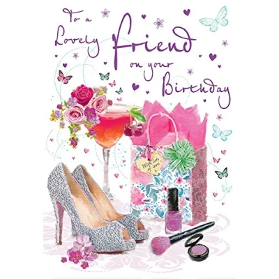Image of Regal Publishing Birthday Card Friend 9 x 6 inches