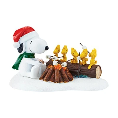 Image of Department 56 Peanuts Village Campfire Buddies Figurines