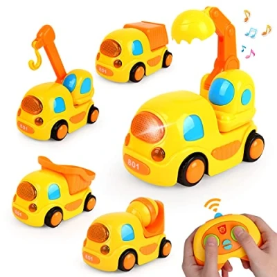 Image of kramow Remote Control Car Toy for 2 3 Year Old Boys, RC Toddlers, Music and Lights toddler Toy, Car, Birthday Kids