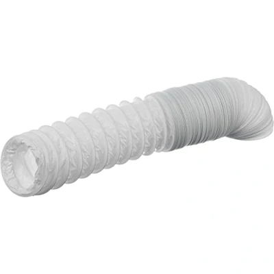 Image of Ø 100mm / 6m PVC Flexible Ducting Ventilation Duct Hose for Tumble Dryer, Cooker Hood, Extractor Fan, Air Conditioner