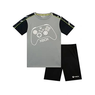 Image of Xbox Boys Gaming Pyjamas For Kids Grey 5 6 Years