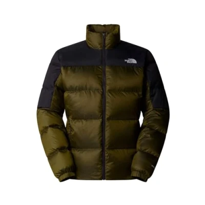 Image of THE NORTH FACE Men&#039;s Diablo Down Hoodie Jacket, Moss Green Black Heathe, XXL