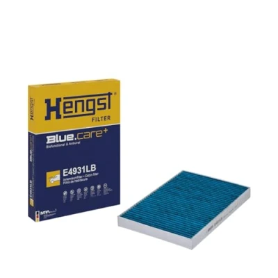 Image of PAB81943900 Pollen FILTER HENGST E4931LB with antibacterial action 309mm 220mm 30mm AUDI: A8, A4 B9 Avant, Q7, VOLKSWAGEN: Touareg III