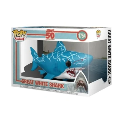 Image of Funko Pop! Movies: Jaws 6&quot; GWS (Retro) Collectable Vinyl Figure Gift Idea Official Merchandise Toys for Kids &amp; Adults Horror Fans Model Collectors and Display