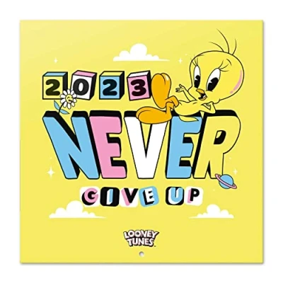 Image of Grupo Erik Looney Tunes Wall Calendar 2023 12&#039; x FSC 12 Month Planner Square Family Free Poster