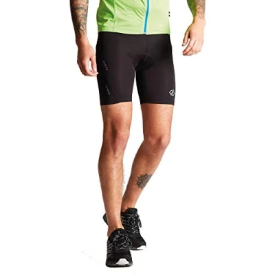 Image of Dare2b Bold Fast Wicking &amp; Quick Drying Anti Bacterial Cycling Short with Multi Density Foam Insert Cycle Shorts Black