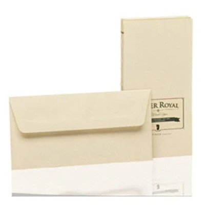 Image of Rössler Pack of DL Royal Laid Lined Envelopes Chamois (Pack 20)