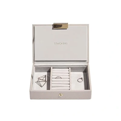 Image of Stackers Taupe Mini Jewellery Box Lid