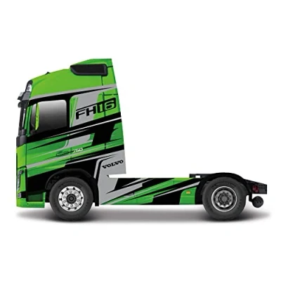 Image of Bburago B18 32204 Street FIRE HAULERS Custom CABS Die Cast Truck Volvo FH16 Globetrotter 750 XXL 1:43 Scale Collectible Toy Model, Assorted Designs and Colours