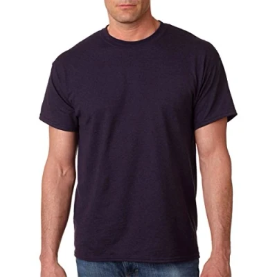 Image of Gildan Mens Heavy Cotton Short Sleeve T Shirt (2XL) (Blackberry)