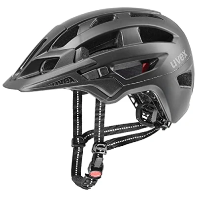 Image of uvex Finale 2.0 e Bike Secure City Helmet for Men &amp; Women Individual Fit Optimized Ventilation Black Matt 52 57 cm