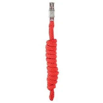 Image of PFIFF Umo 102267 10 200 Lead Rope with Panic Hook Horse Red