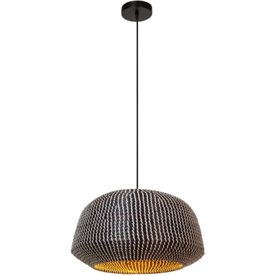 Image of Lucide MADUKA Pendant light 1xE27 Black