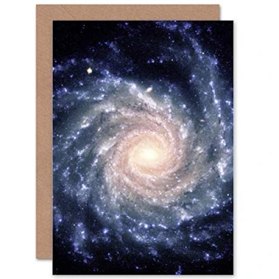 Image of Wee Blue Coo GREETINGS CARD BIRTHDAY GIFT SPACE SPIRAL GALAXY UNIVERSE