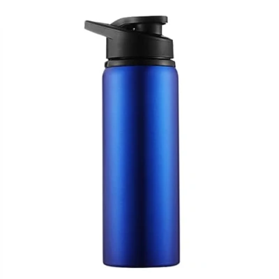 Image of zomebar Sports Water Bottle 700ml, Stainless Steel Fitness Drinking Bottle, Large Capacity Food Grade Good Sealing Travel Supply Blue 700ML