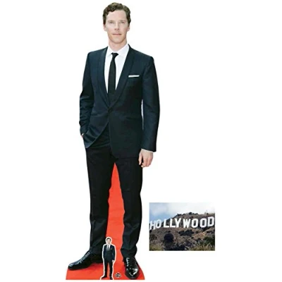 Image of Fan Pack Benedict Cumberbatch 2018 Red Carpet Lifesize and Mini Cardboard Standup Plus 20cm x 25cm Star Photo