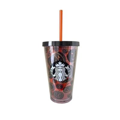 Image of STARBUCKS Exclusive Limited Edition 2023 16 oz. Grande Pumpkin Tumbler Halloween