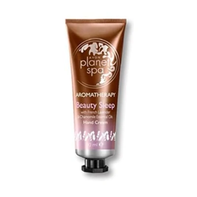 Image of Avon Planet Spa Aromatherapy Beauty Sleep Hand Cream 30ml, Ultra Rich Formula for Silky Smooth Hands, with French Lavender and Chamomile Essential Oils, Cruelty Free