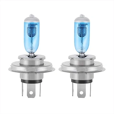 Image of ePathChina Super Bright 100W 6000K White12V Headlight Bulb 2x H4 Halogen Xenon Light