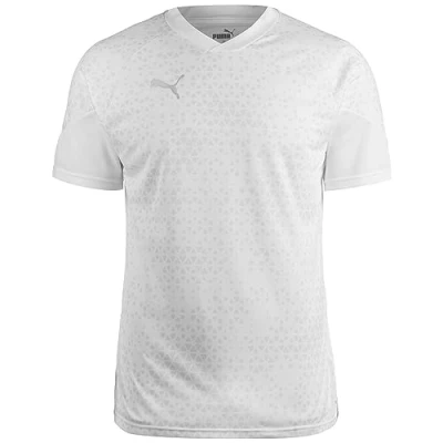 Image of Puma Men&#039;s Teamcup Training Jersey Tee, White, S UK