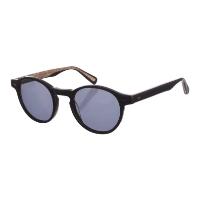 Image of Zen Unisex Z518 Pantos Shaped Acetate Sunglasses Black One Size