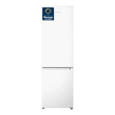 Image of Fridgemaster MC55265E 55cm Freestanding 269 litre 70/30 Fridge Freezer LED Lighting 4 Star Rating White E Rated, H180 x W55 D55.8 (cm)