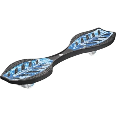 Image of Razor RipStik Ripster Air Pro Waveboard Compact Lightweight Caster Board for Ages 8+, Supports Riders Up To 100KG (220Lbs), Special Edition Camo Blue