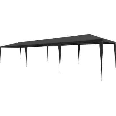 Image of vidaXL Party Tent 3x9 m PE Anthracite
