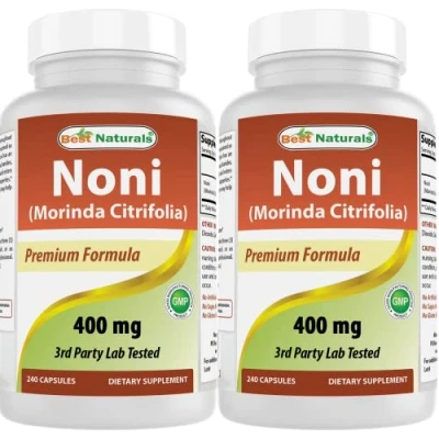Image of Best Naturals Noni 400 mg 240 Capsules (240 Count (Pack of 2))