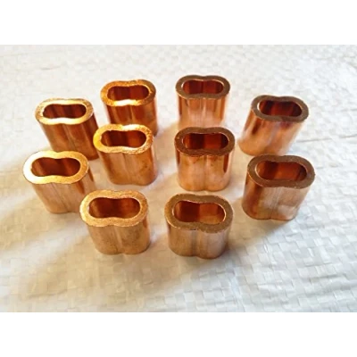 Image of x10 5MM Double Barrel Copper Ferrules