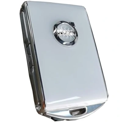 Image of Car Key Cover Shell for Volvo XC40 XC60 XC90 V60 V90 S60 S90 ,Ceramic White