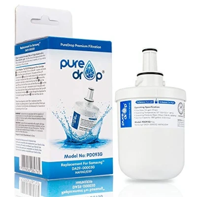 Image of Puredrop Compatible With Samsung DA29 00003G Aqua Pure Plus HAFIN2/EXP HAFIN1/EXP Fridge Freezer Ice &amp; Water Filter