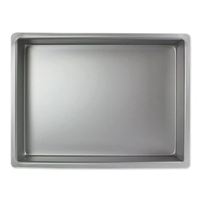Image of PME OBL09124 Aluminium Oblong Cake Pan 9 x 12 4 Inch Deep , Silver