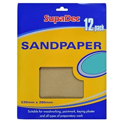 Image of SupaDec General Purpose Sandpaper Pack 30 Fine F2