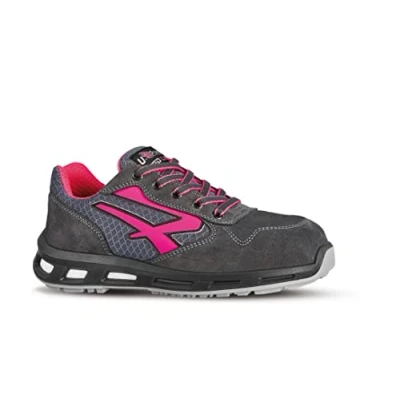 Image of U Power Red Lion Verok, Unisex Safety Shoes, Lightweight, Flexible, Anti Puncture Slip, with Infinergy Insert, Aluminium Toe Caps (Pink Rose 41)