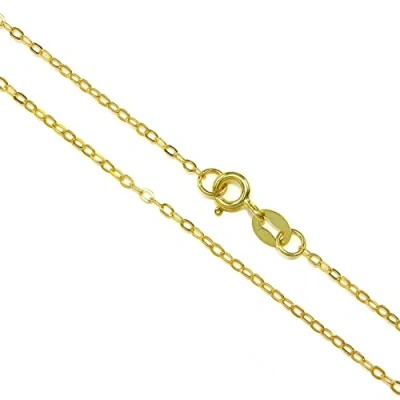 Image of jewellerybox Gold Dipped Sterling Silver Fine Trace Chain 22 Inches