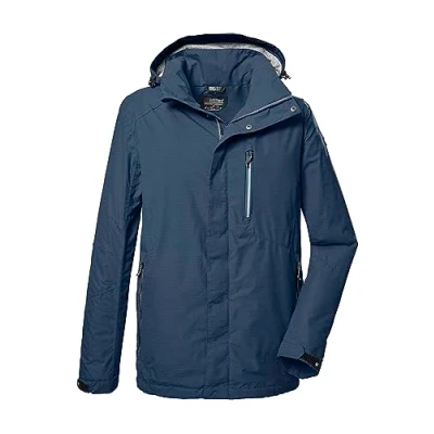 Image of Killtec Men&#039;s Kos 256 Mn Jckt_carleb Functional Jacket/Outdoor Jacket with Removable Hood