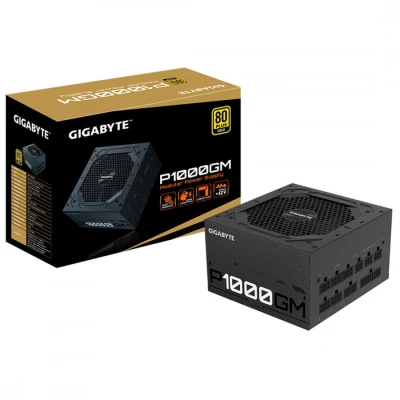 Image of Gigabyte GP P1000GM (80 Plus Gold 1000W, Modular, Smart Fan, Power Protection, Supply)
