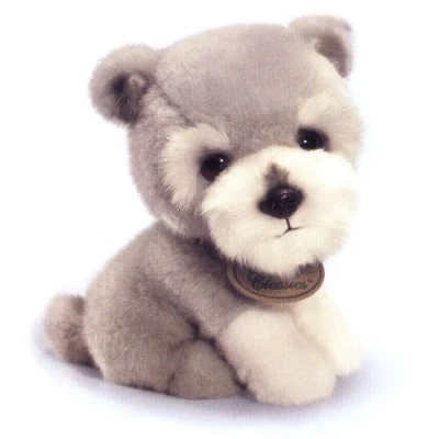 Image of Russ Berrie Yomiko borns Schnauzer 8.5&quot;