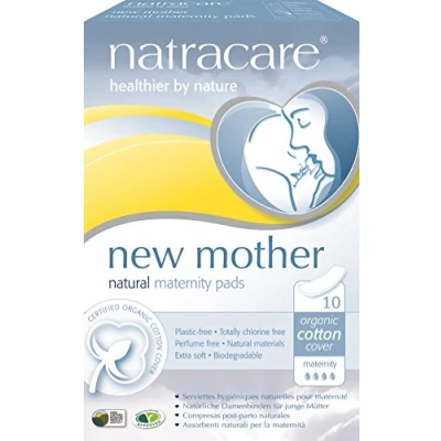 Image of (12 PACK) Natracare New Mother Maternity Pads 10pieces 12 PACK BUNDLE