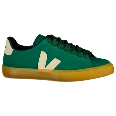 Image of Veja Campo Mens Fashion Trainers in Green 8 UK