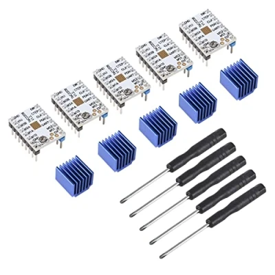 Image of AOICRIE MKS TMC2208 V1.2 Stepper Motor Driver Ultra Quiet/Low Heat for SGen L V1.0/Gen /Robin/SKR 1.3/1.4 Controller Board 5pcs/Pack with Screwdriver