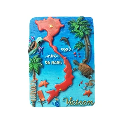 Image of 3D Nha Trang Vietnam souvenir fridge magnet,Home &amp; kitchen decoration refrigerator magnet