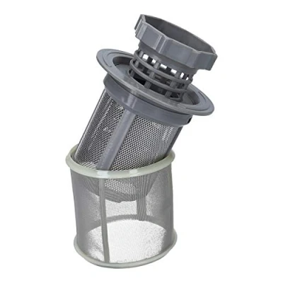 Image of DL pro Sieve Set Fine + Coarse Micro for Bosch Siemens 427903 00427903 3 Piece Filter Plastic Metal 125 x 80 mm Dishwashers such as Exxcel Logixx Classixx Extraklasse